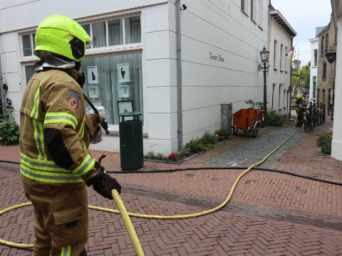 Brand in woning Hoogstraat